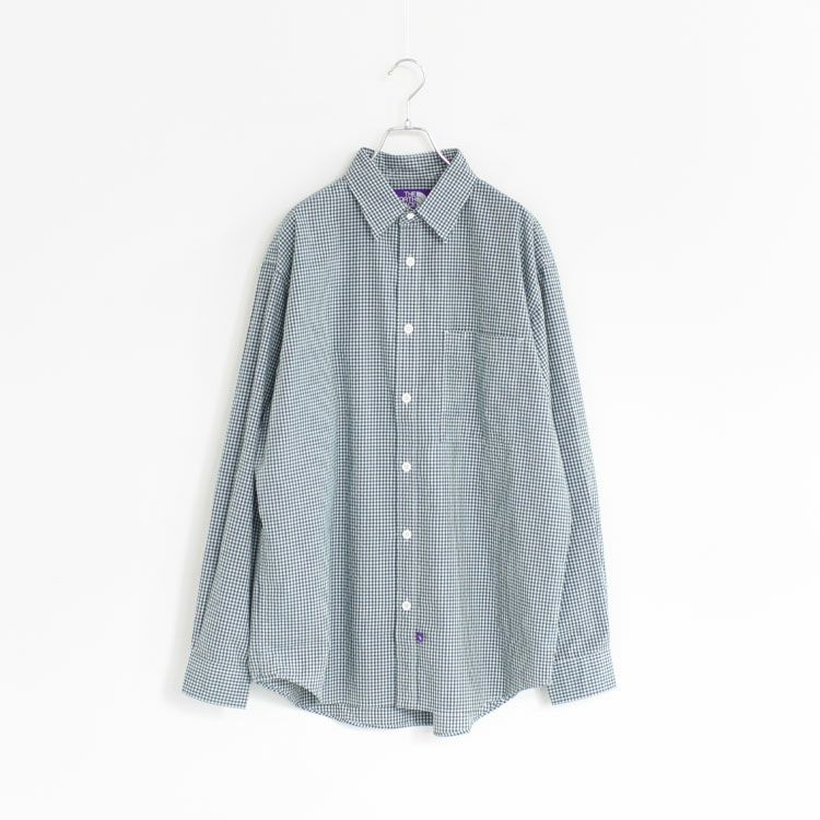 SALE 20％OFF】Regular Collar Gingham Field Shirt レギュラーカラー 