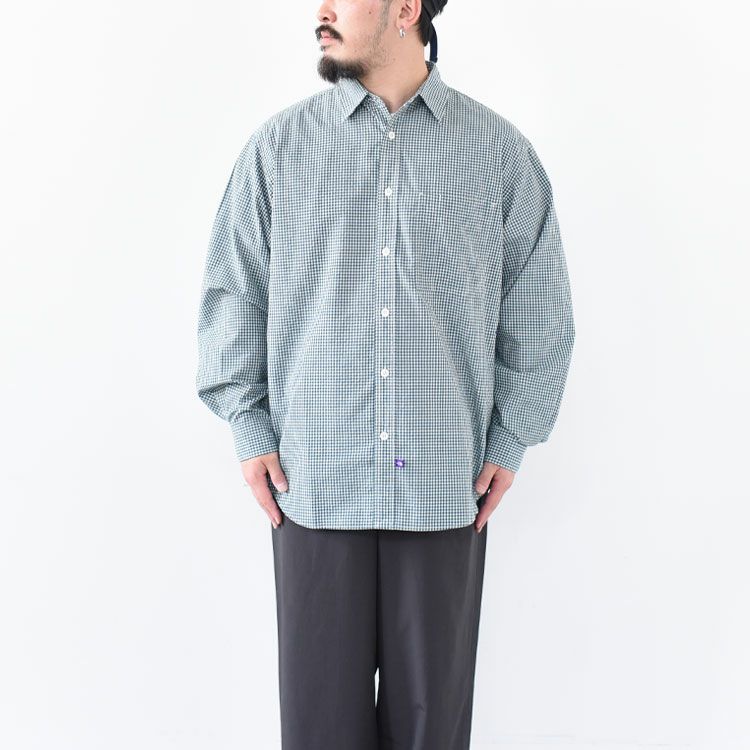 Regular Collar Gingham Field Shirt レギュラーカラーギンガムフィールドシャツ/THE NORTH FACE  PURPLE LABEL（ザ・ノースフェイスパープルレーベル）