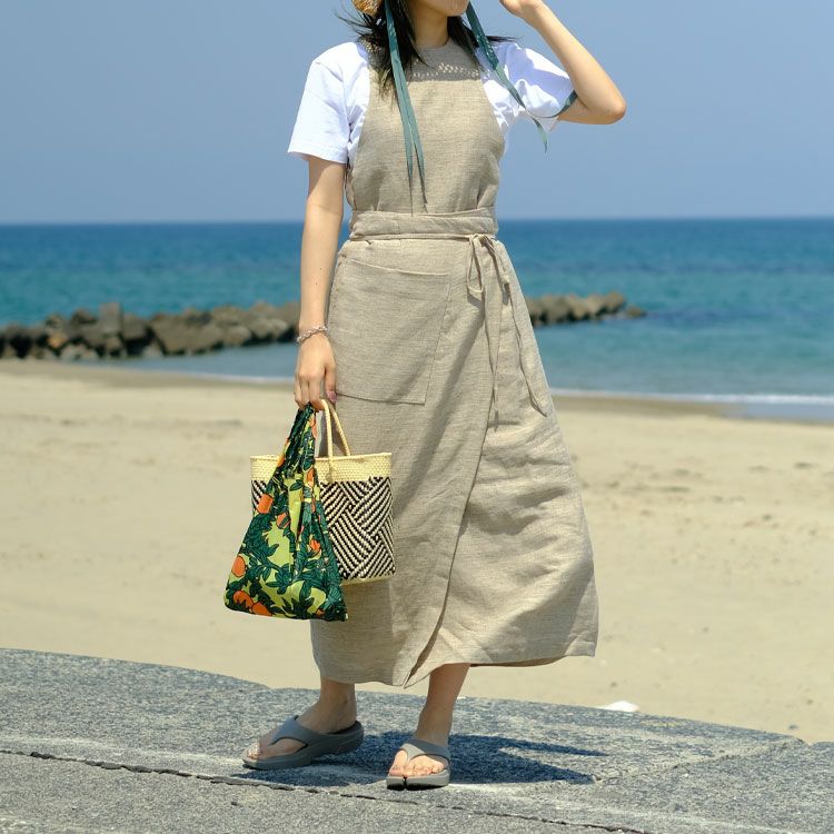 jumpskirt (linen twill) ジャンプスカート