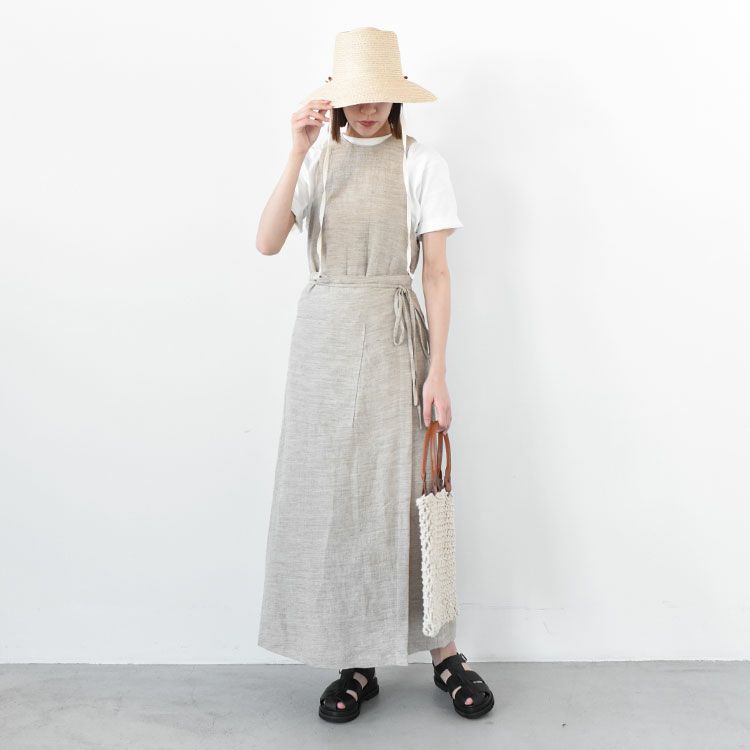 jumpskirt (linen twill) ジャンプスカート