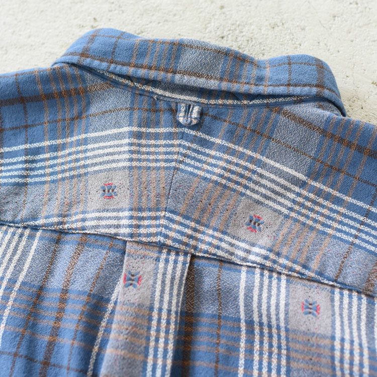 Amunzen Plaid Field Cropped Shirt アムンゼンプレイドフィールドクロップドシャツ