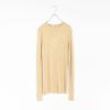 viscose & silk jersey basic fit long sleeve Tee ベーシックフィット ロングスリーブTシャツ