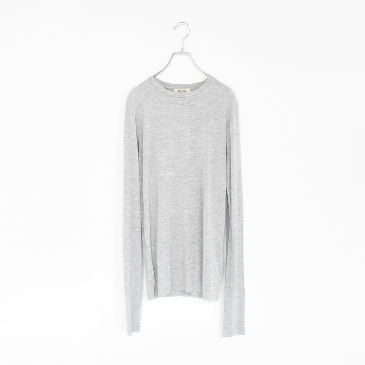 viscose & silk jersey basic fit long sleeve Tee ベーシックフィット ロングスリーブTシャツ