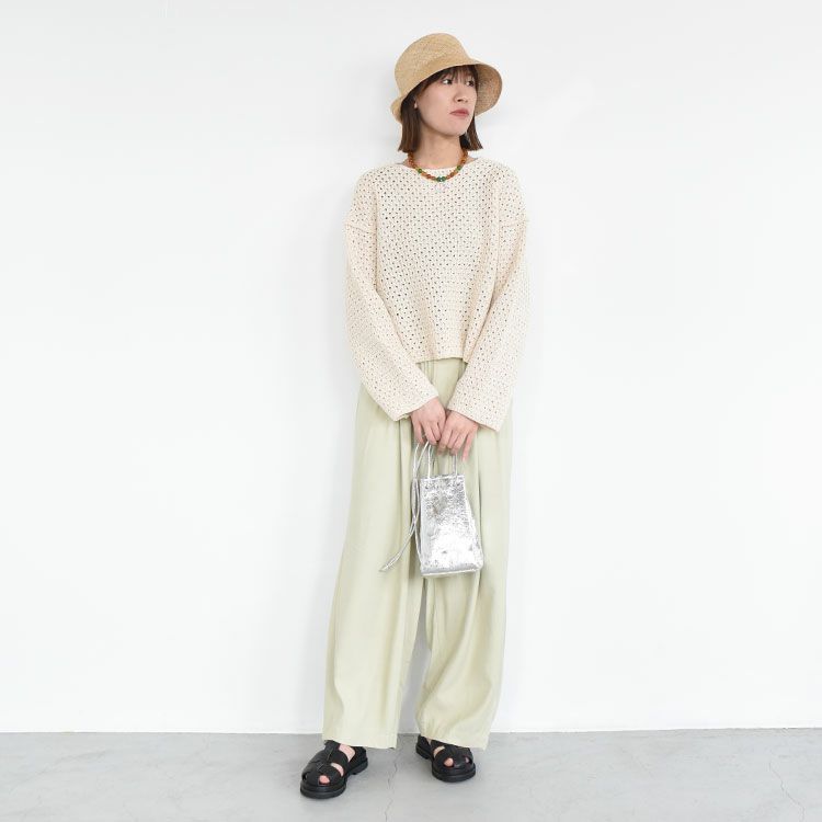 double honeycomb mesh sweater ダブルハニカムメッシュセーター