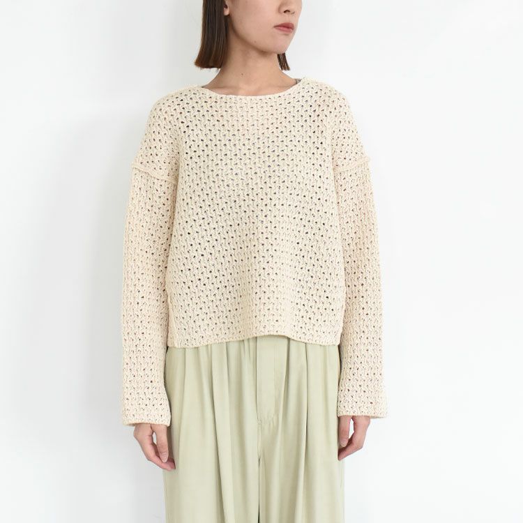 double honeycomb mesh sweater ダブルハニカムメッシュセーター