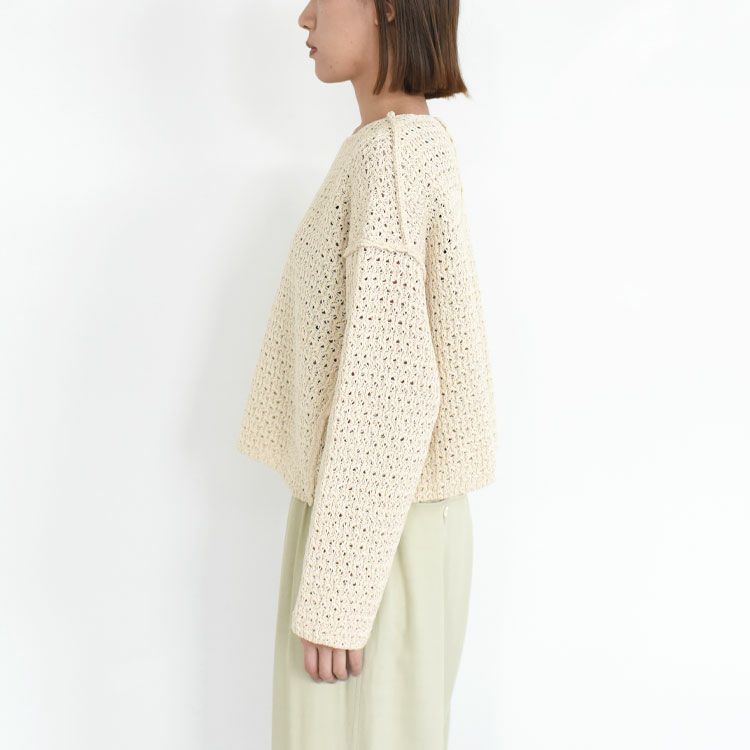 double honeycomb mesh sweater ダブルハニカムメッシュセーター