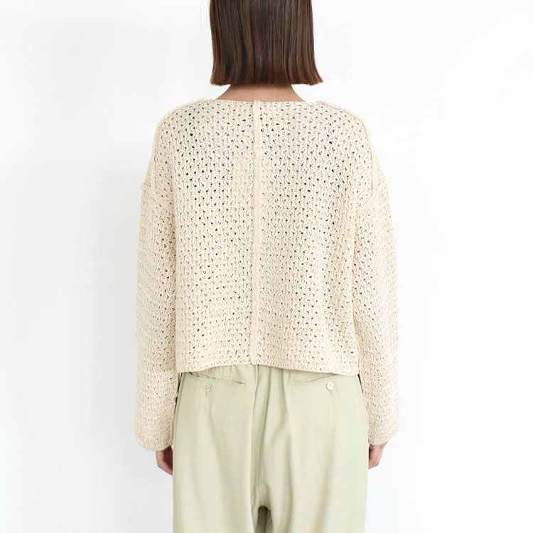 double honeycomb mesh sweater ダブルハニカムメッシュセーター