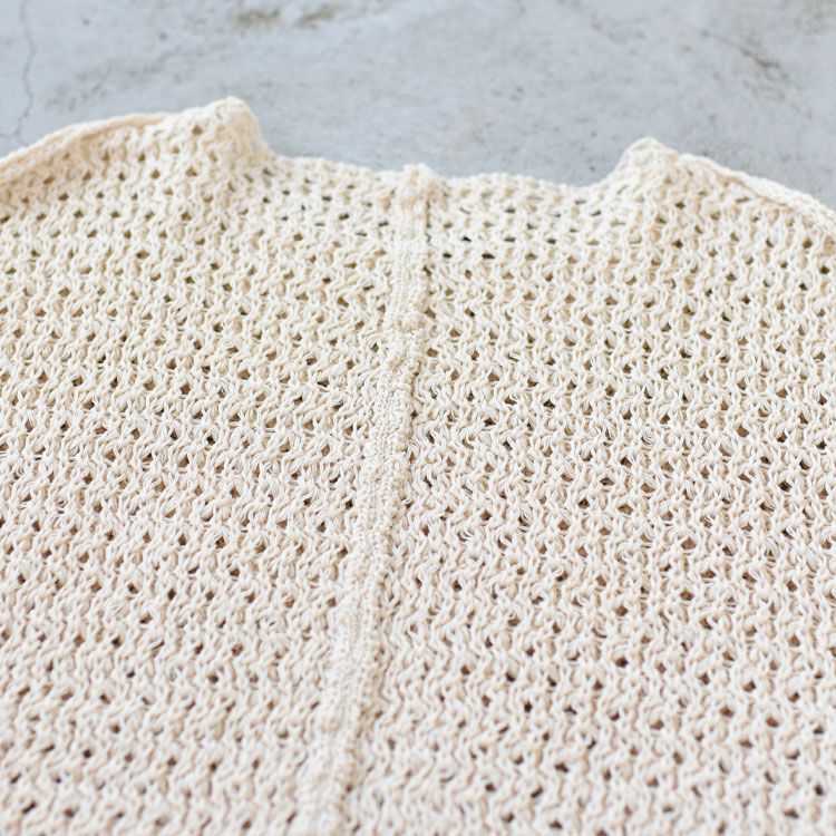 double honeycomb mesh sweater ダブルハニカムメッシュセーター