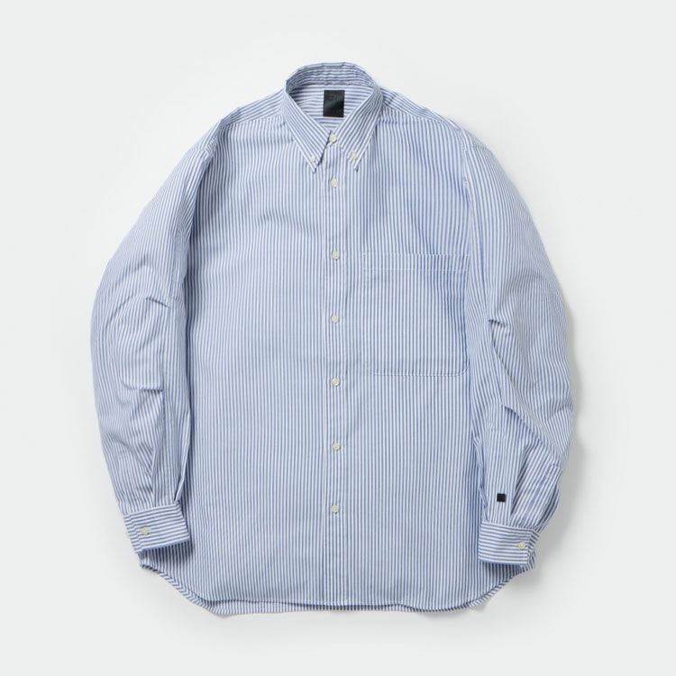 TECH BUTTON DOWN SHIRTS L/S STRIPE テックボタダウンシャツロングスリーブ ストライプ