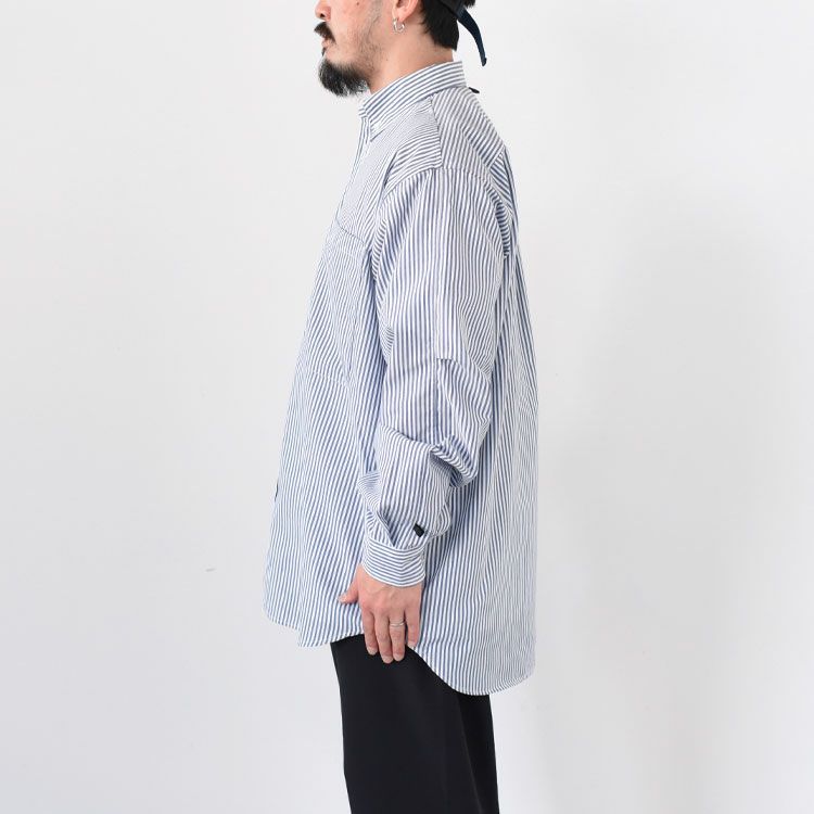 TECH BUTTON DOWN SHIRTS L/S STRIPE テックボタダウンシャツロングスリーブ ストライプ