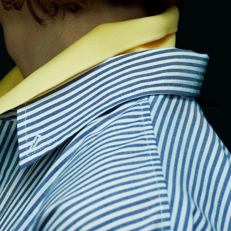 TECH BUTTON DOWN SHIRTS L/S STRIPE テックボタダウンシャツロングスリーブ ストライプ