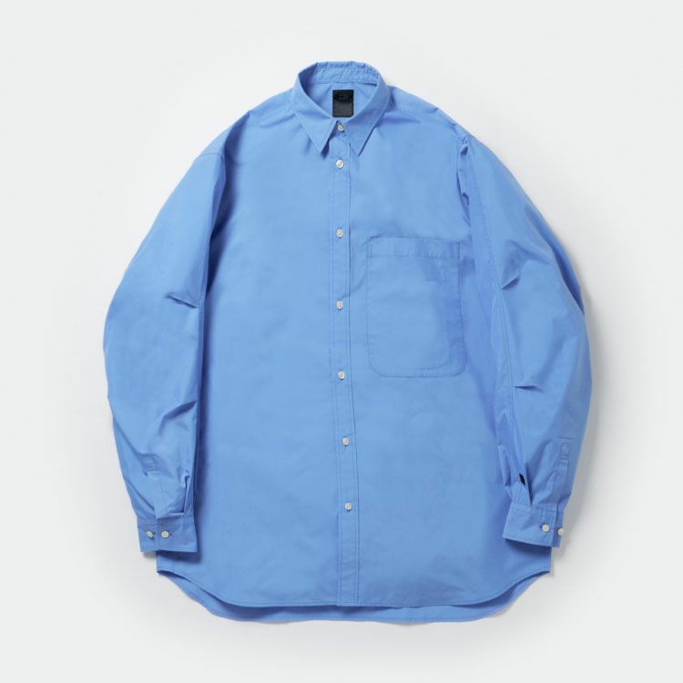 TECH REGULAR COLLAR SHIRTS L/S SOLID テックレギュラーカラーシャツ 