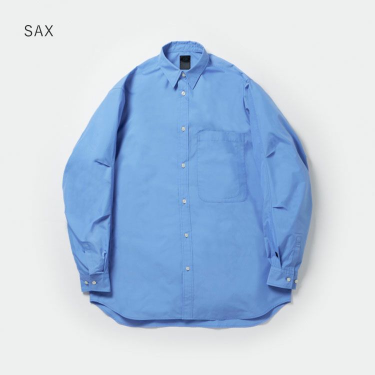 TECH REGULAR COLLAR SHIRTS L/S SOLID テックレギュラーカラーシャツ