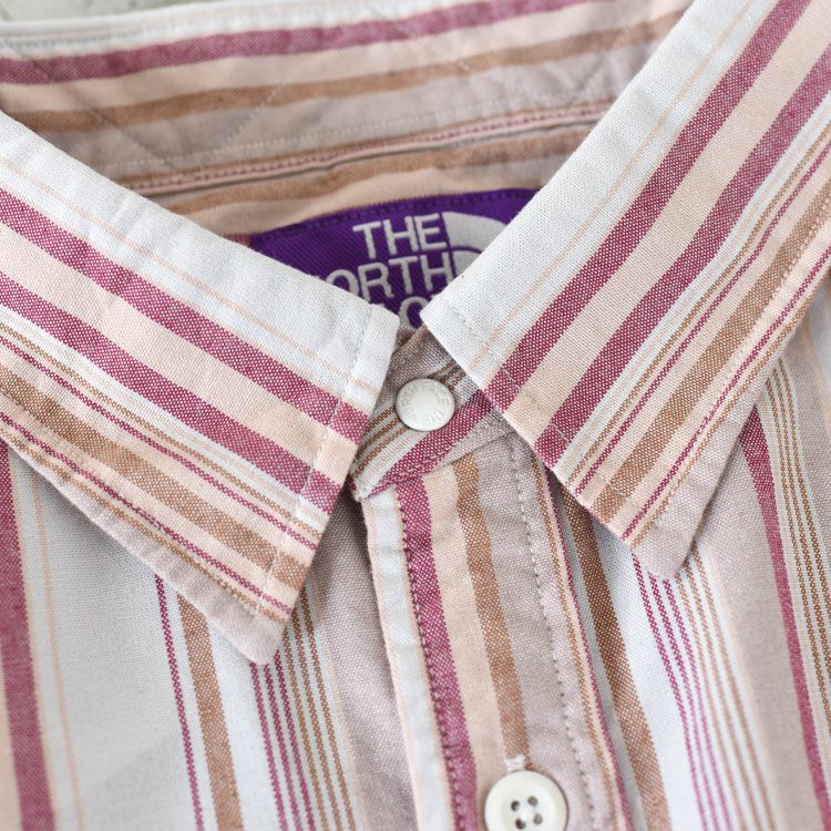 SALE 20％OFF】Regular Collar NP Striped Field Shirt レギュラーカラーNPストライプフィールドシャツ/THE  NORTH FACE PURPLE LABEL（ザ・ノース・フェイスパープルレーベル）【返品交換不可】 | BINGOYA