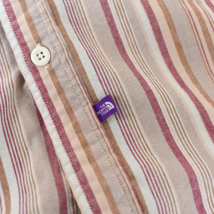 SALE 20％OFF】Regular Collar NP Striped Field Shirt レギュラーカラーNPストライプフィールドシャツ/THE  NORTH FACE PURPLE LABEL（ザ・ノース・フェイスパープルレーベル）【返品交換不可】 | BINGOYA