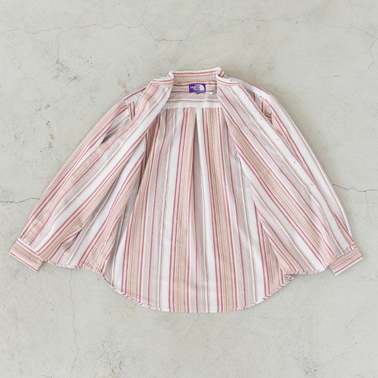 SALE 20％OFF】Regular Collar NP Striped Field Shirt レギュラー 