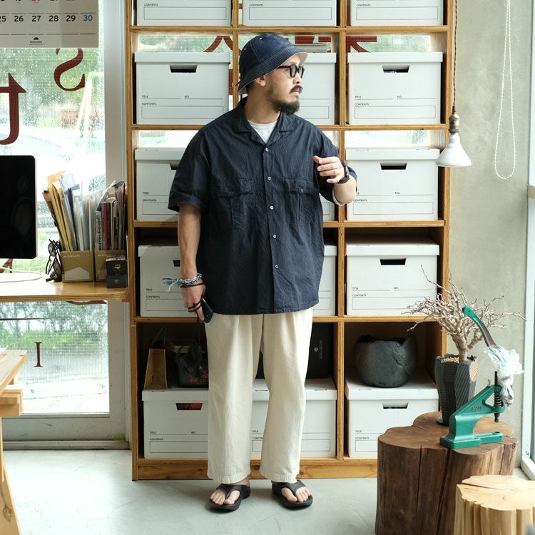 KEROUAC PIN STRIPE SHIRT ケルアックピンストライプシャツ/PORTER 