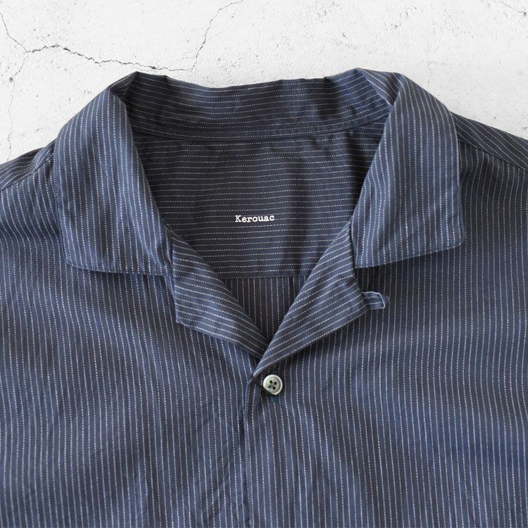 KEROUAC PIN STRIPE SHIRT ケルアックピンストライプシャツ/PORTER CLASSIC（ポータークラシック） | BINGOYA