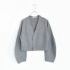 stretch organic cotton cropped cardigan ストレッチオーガニックコットンクロップドカーディガン