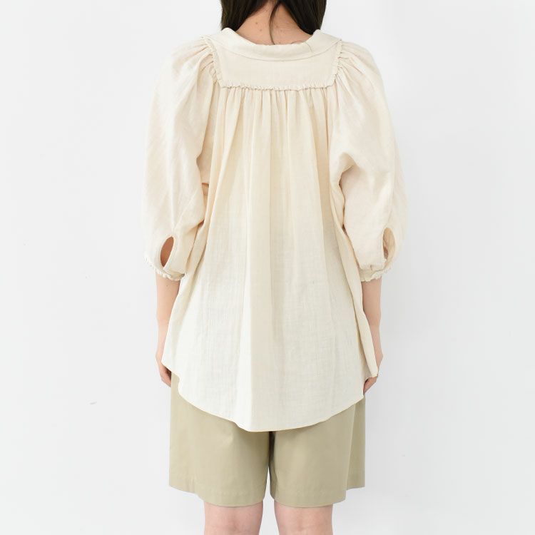 GAZE SMOCK BLOUSE ガーゼスモックブラウス