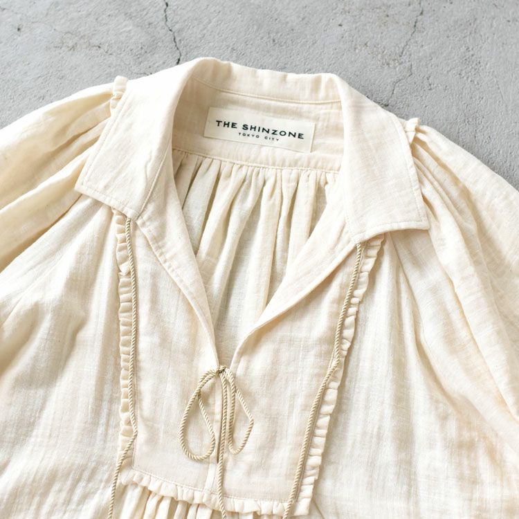 GAZE SMOCK BLOUSE ガーゼスモックブラウス