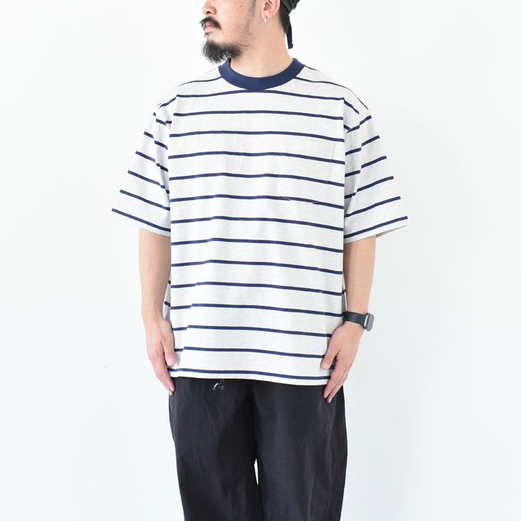 Men's Union Short-Sleeve Striped T-Shirt メンズ ユニオン・ショートスリーブ・ストライプ・Tシャツ