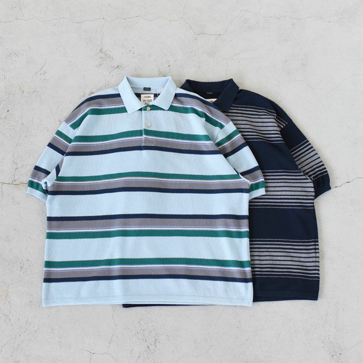 Stripe Polo Sweater ストライプポロセーター