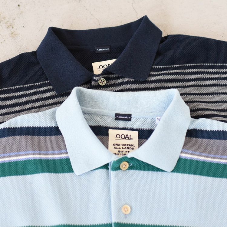 Stripe Polo Sweater ストライプポロセーター