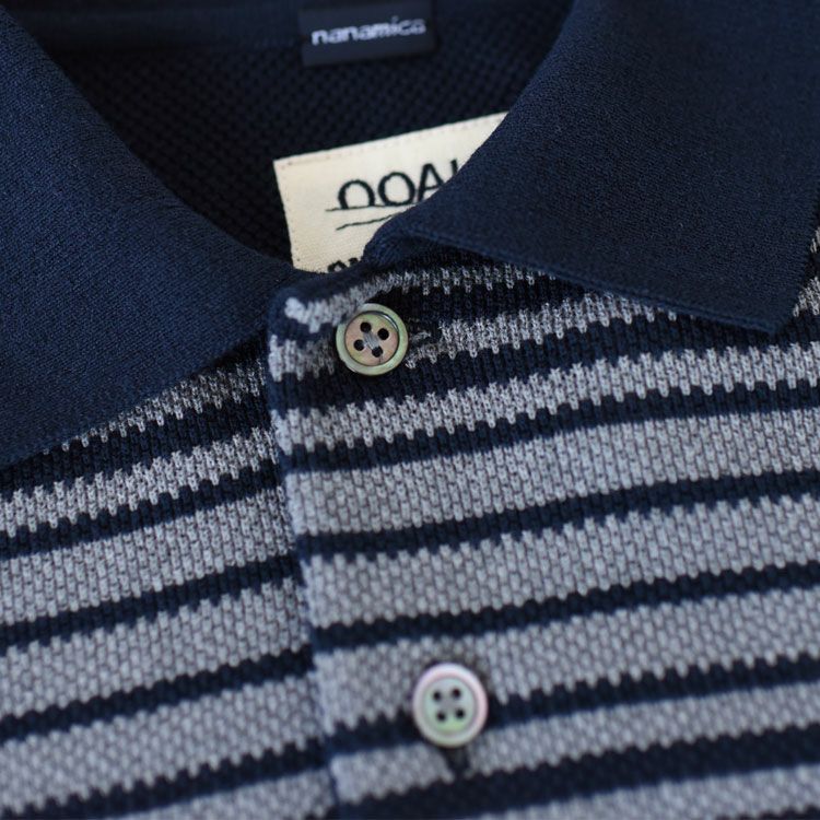 Stripe Polo Sweater ストライプポロセーター