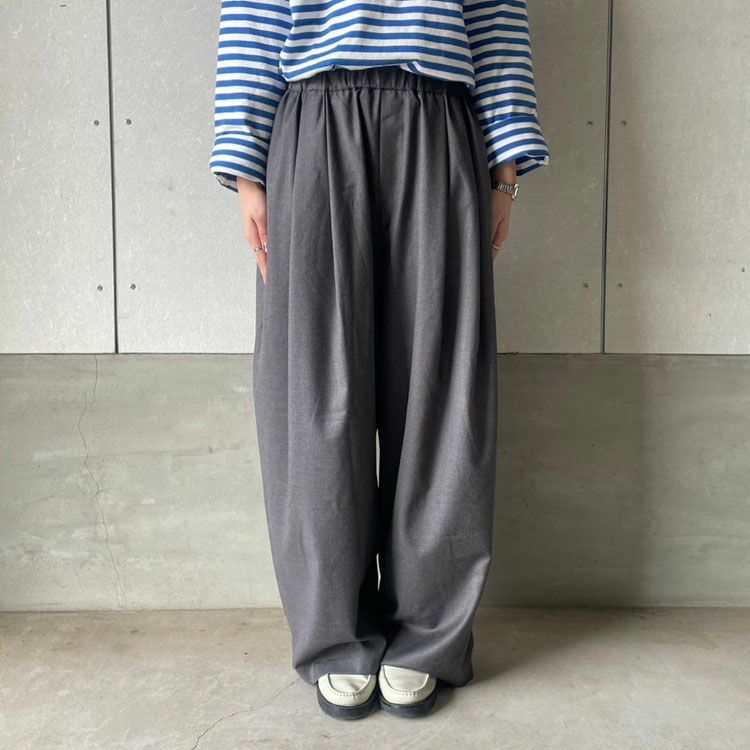 wide tuck PT ワイドタックパンツ