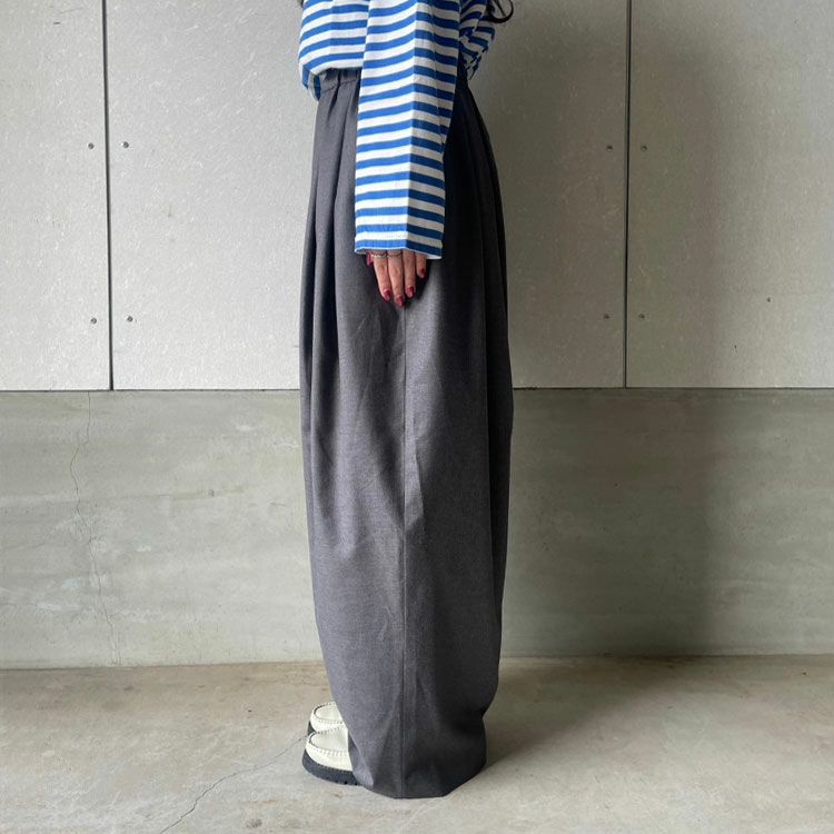 wide tuck PT ワイドタックパンツ