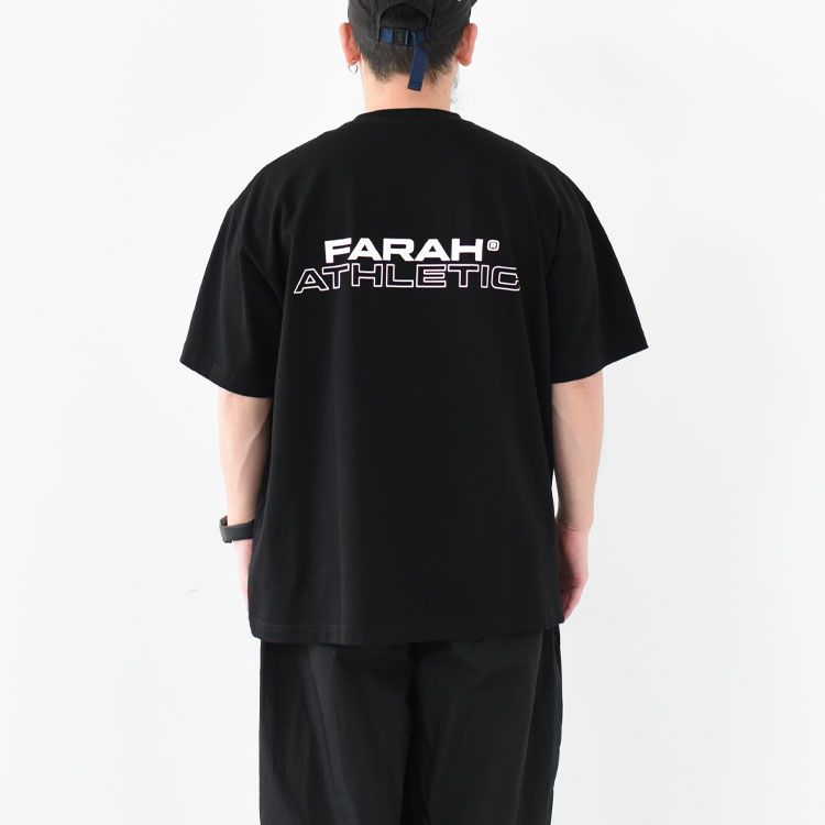 PRINTED GRAPHIC T-SHIRT "FARAH ATHLETIC" プリントグラフィックTシャツ
