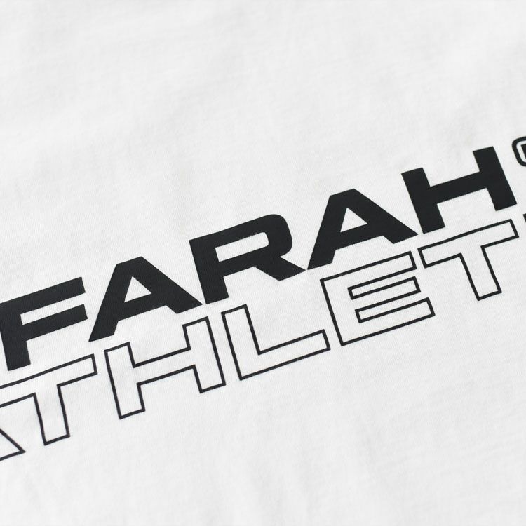 PRINTED GRAPHIC T-SHIRT "FARAH ATHLETIC" プリントグラフィックTシャツ