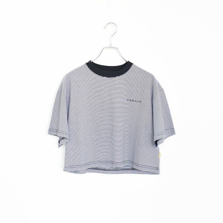 STRIPE SHORT T-SHIRT ストライプショートTシャツ