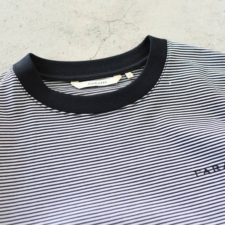 STRIPE SHORT T-SHIRT ストライプショートTシャツ