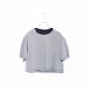 STRIPE SHORT T-SHIRT ストライプショートTシャツ