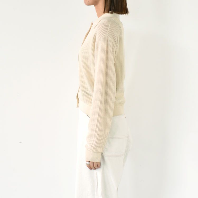 【予約商品】【5月中旬頃入荷予定】OPEN WORK KNIT CARDIGAN オープンワークニットカーディガン