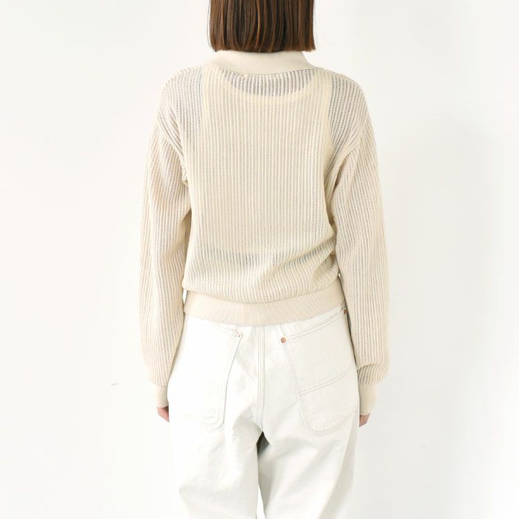 【予約商品】【5月中旬頃入荷予定】OPEN WORK KNIT CARDIGAN オープンワークニットカーディガン