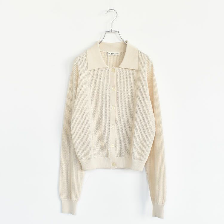 【予約商品】【5月中旬頃入荷予定】OPEN WORK KNIT CARDIGAN オープンワークニットカーディガン