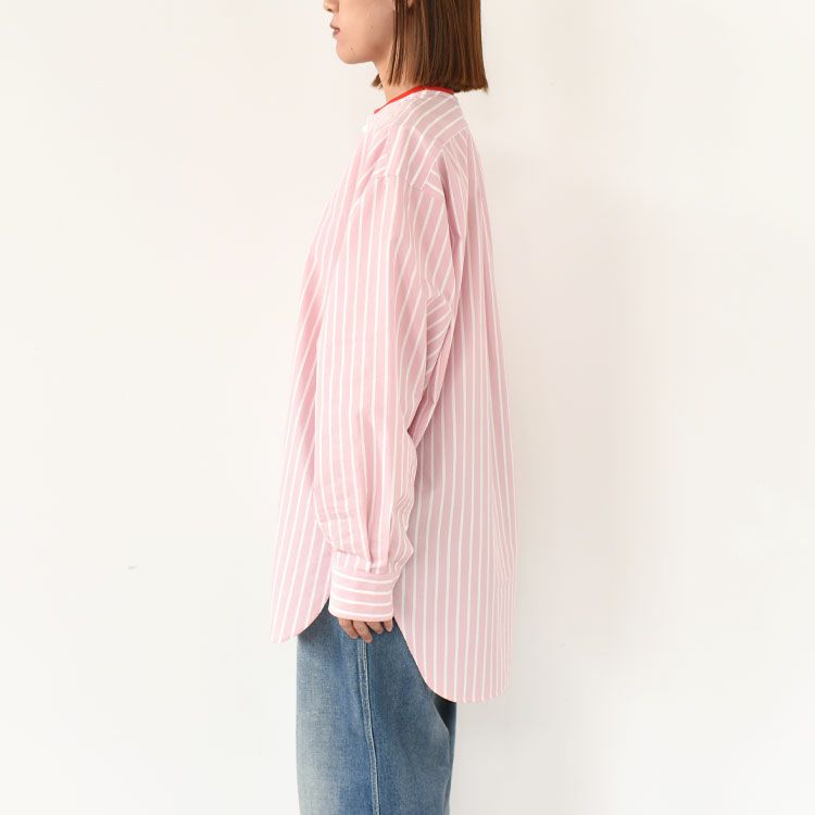 【予約商品】【6月中旬頃入荷予定】NOCOLLAR SHIRT ノーカラーシャツ