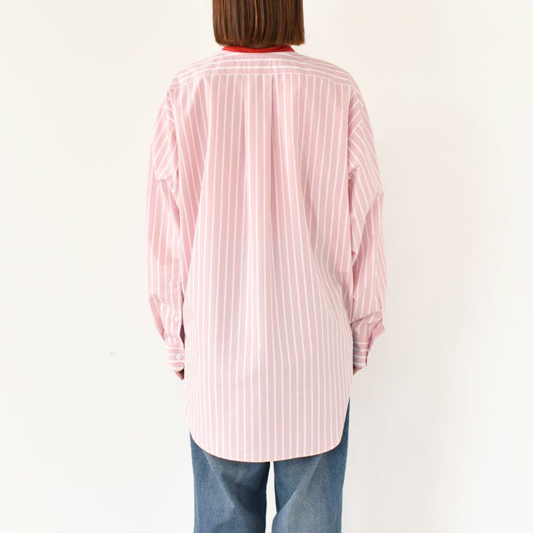 【予約商品】【6月中旬頃入荷予定】NOCOLLAR SHIRT ノーカラーシャツ