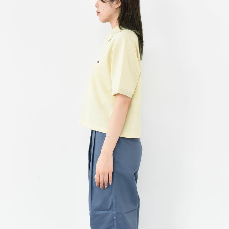 Moss Stitch Field Cropped Polo モスステッチフィールドクロップドポロ