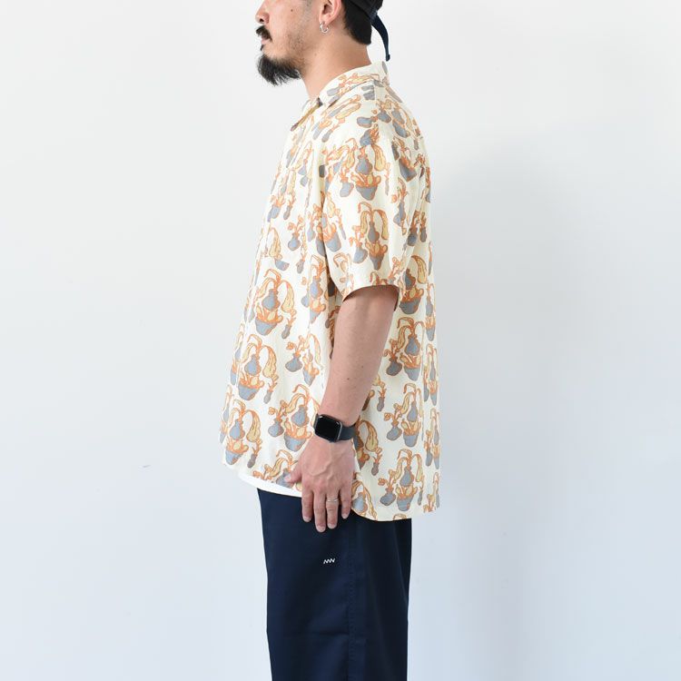 【SALE 30%Open COLLAR Field S/S SHIRT オープンカラーフィールドショー