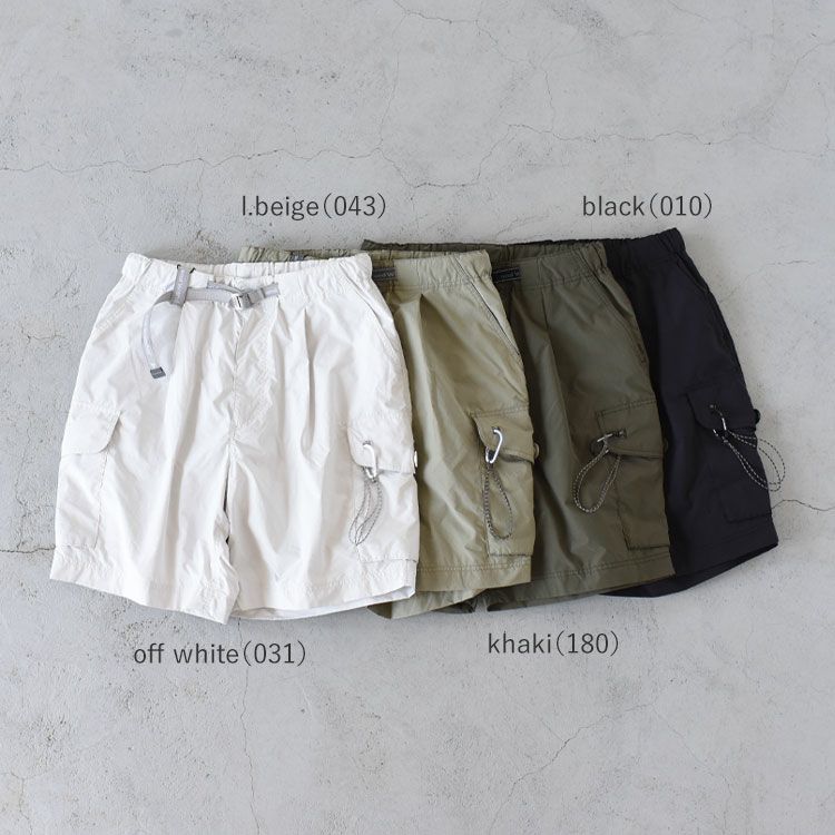 oversized cargo short pants オーバーサイズカーゴショートパンツ/and wander（アンドワンダー） | BINGOYA