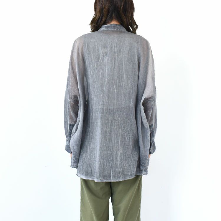 pigmented die wide shirt tunic ピグメントダイワイドシャツチュニック