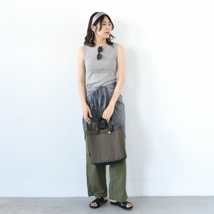 CIRCULAR RIB SLEEVELESS サーキュラーリブスリーブレス