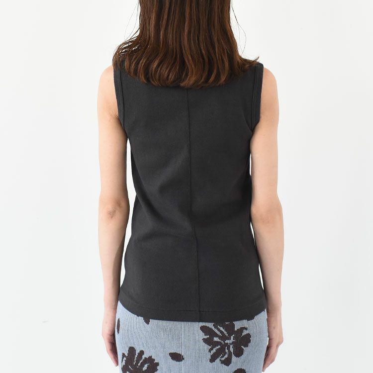 CIRCULAR RIB SLEEVELESS サーキュラーリブスリーブレス