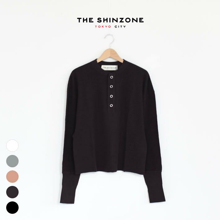 THESHINZONE(ザシンゾーン)/ANDESWAFFLEHENLEYPULLOVERアンデスワッフルヘンリープルオーバーレディース/shinzone通販/シンゾーントップス/シンゾーンカットソー【2019秋冬】【送料無料】【BINGOYA/びんごや】