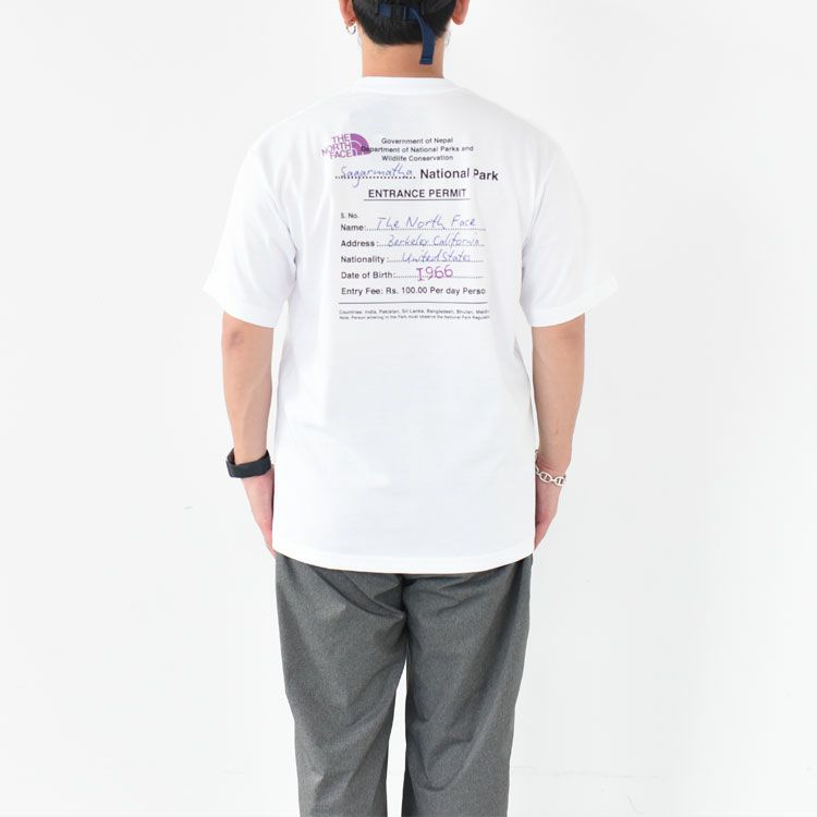 S/S ENTRANCE PERMISSION TEE ショートスリーブエントランスパーミッションティー（ユニセックス）