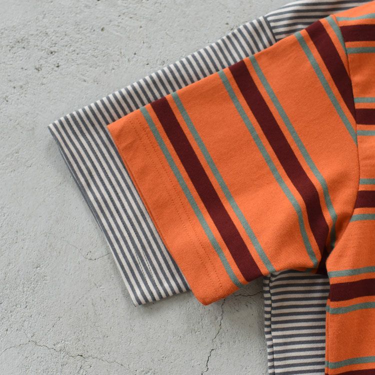 ショートスリーブマルチボーダーティー